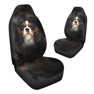 Cavalier King Charles Spaniel Dog Funny Face Car Seat Covers 120