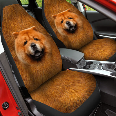 Chow Chow Dog Funny Face Car Seat Covers 120