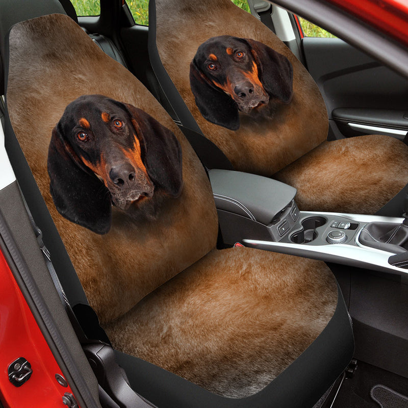 Coonhound Dog Funny Face Car Seat Covers 120