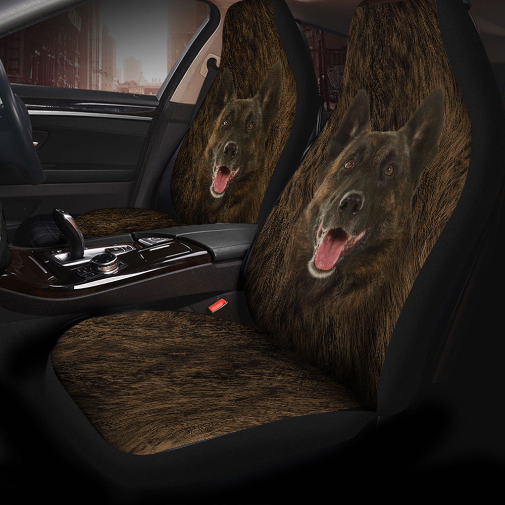 Dutch Shepherd Dog Funny Face Car Seat Covers 120