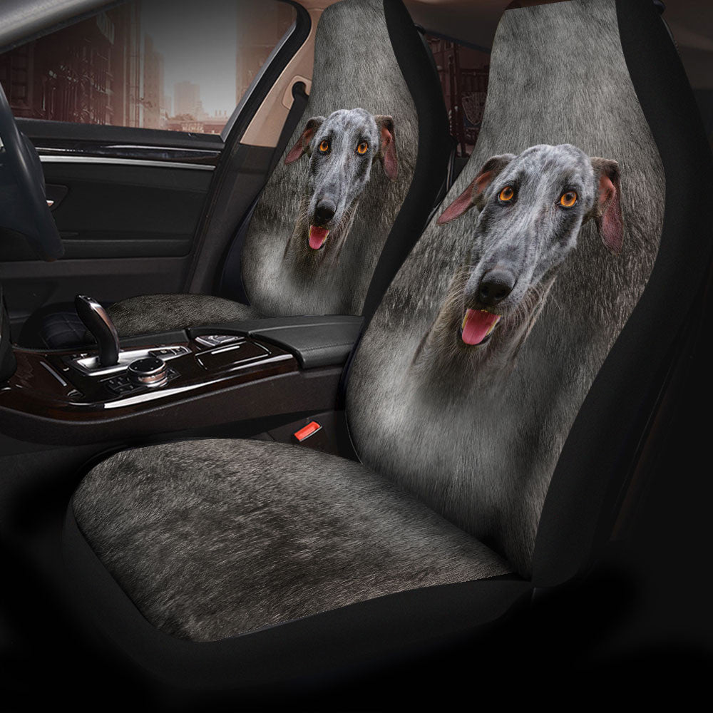 Greyhound Dog Funny Face Car Seat Covers 120