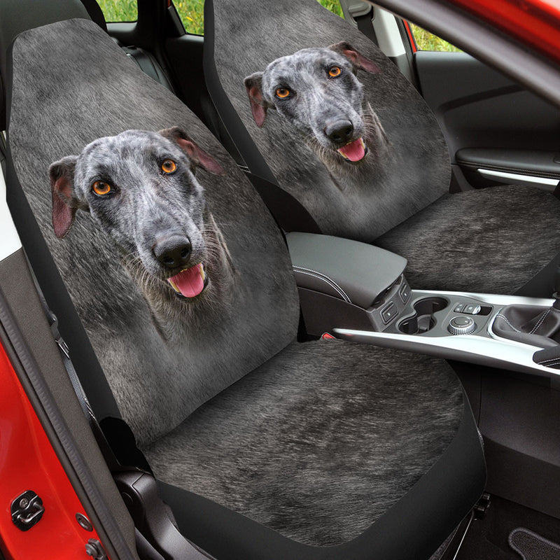 Greyhound Dog Funny Face Car Seat Covers 120