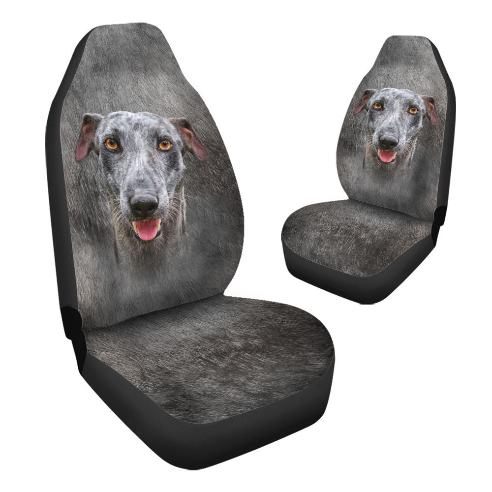 Greyhound Dog Funny Face Car Seat Covers 120