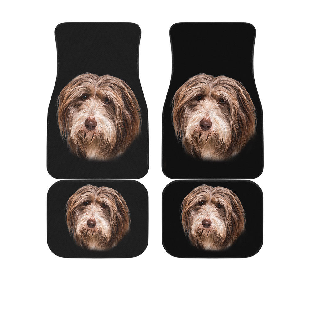 Bearded Collie Cute Face Car Floor Mats 118
