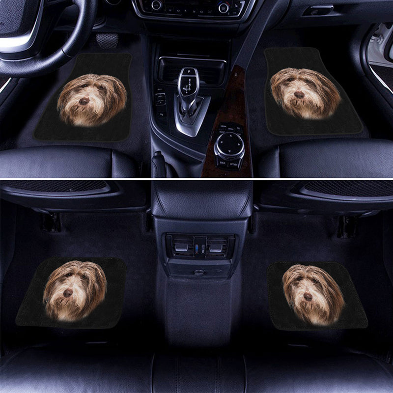 Bearded Collie Cute Face Car Floor Mats 118