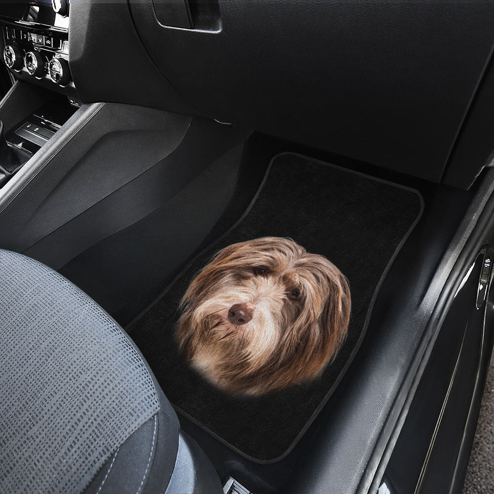 Bearded Collie Cute Face Car Floor Mats 118