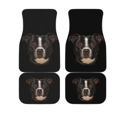 American Staffordshire Terrier Dog Cute Face Car Floor Mats 118