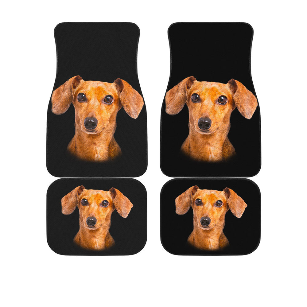 Dachshund Cute Face Car Floor Mats 118