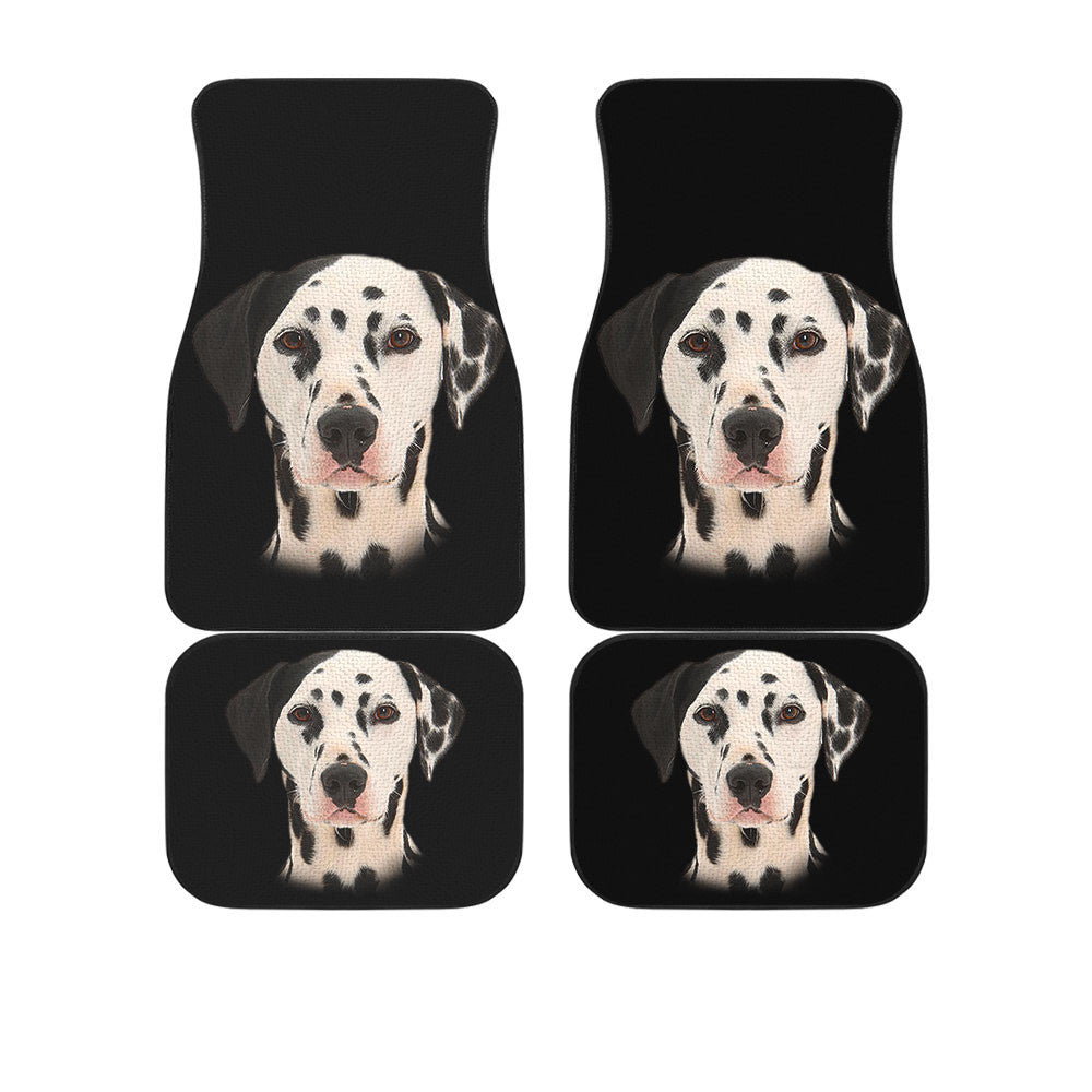 Dalmatian Cute Face Car Floor Mats 118