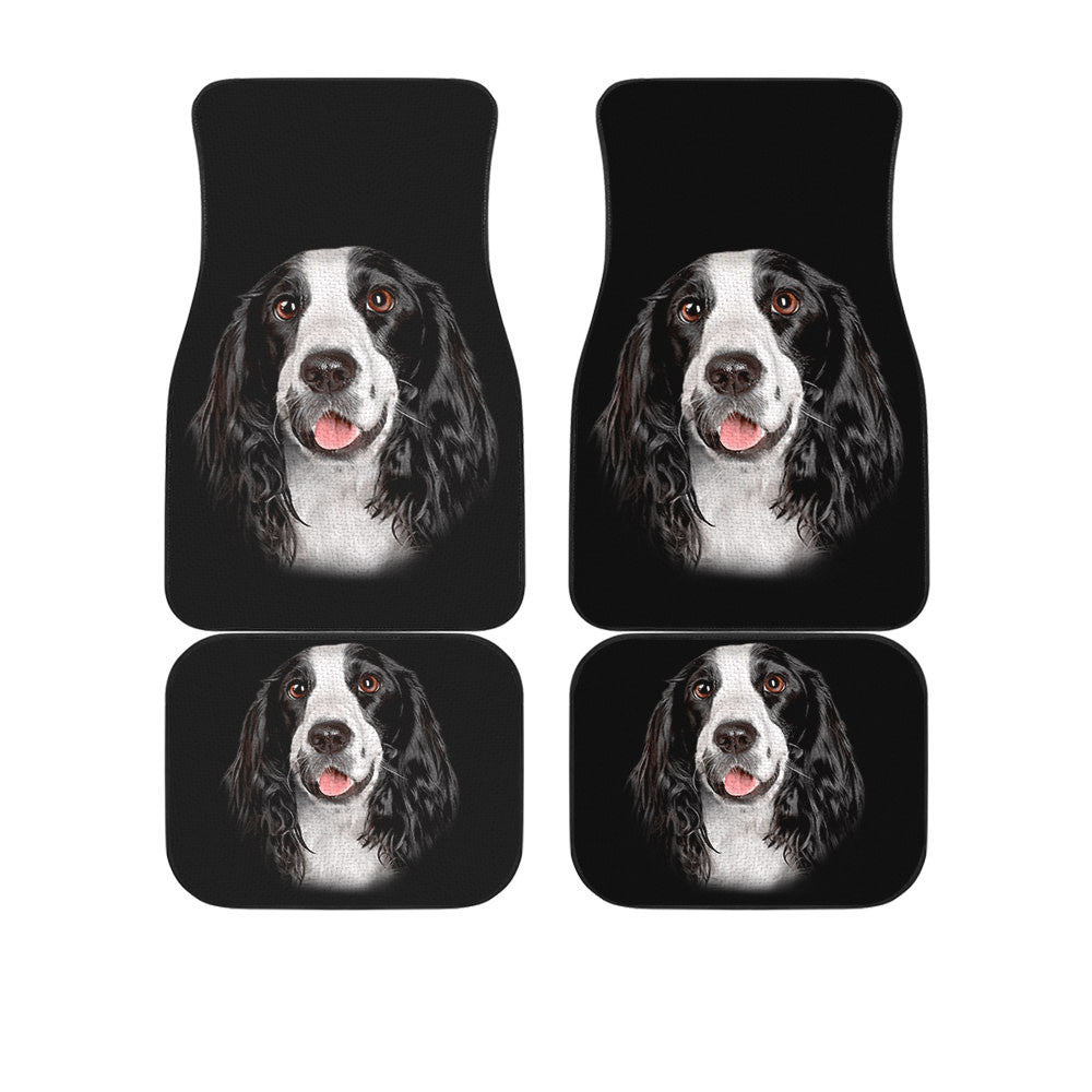 English Springer Spaniel Cute Face Car Floor Mats 118