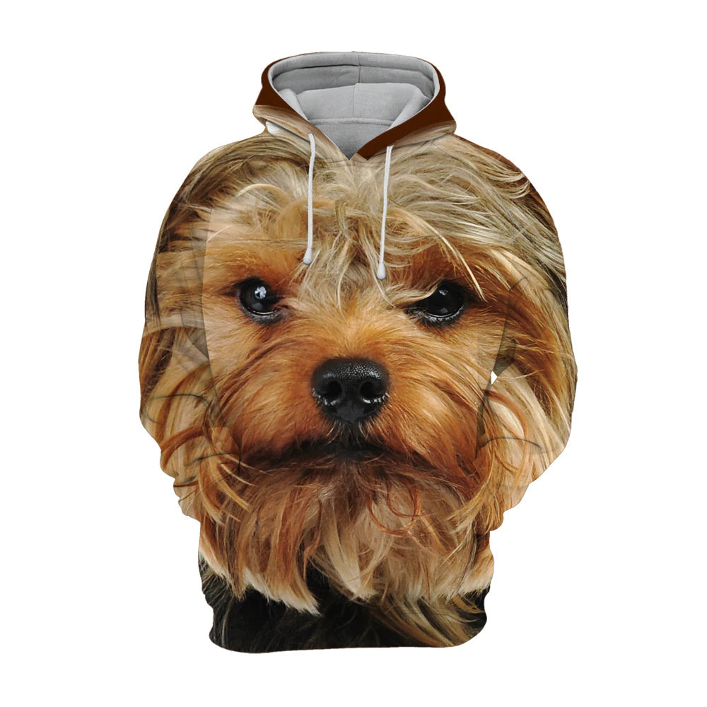 Yorkshire Terrier 3 - Unisex 3D Graphic Hoodie