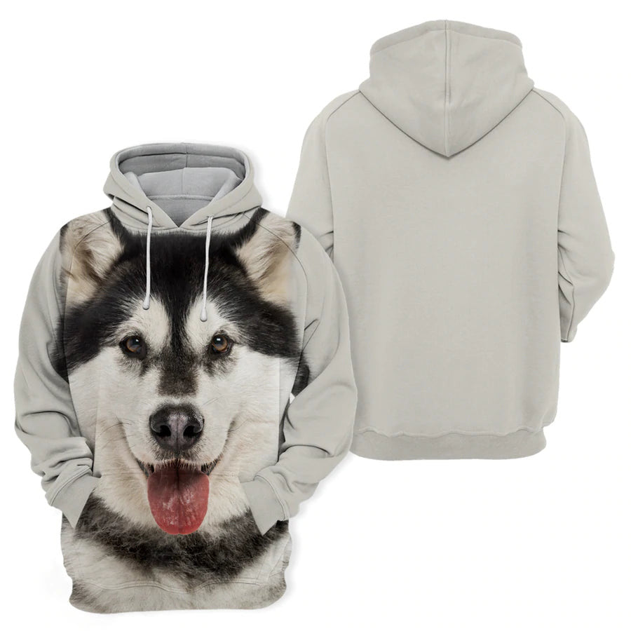 Alaskan Malamute 3 - Unisex 3D Graphic Hoodie