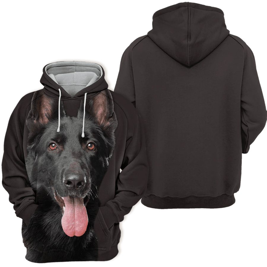 German Shepherd 3 - Unisex 3D Graphic Hoodie