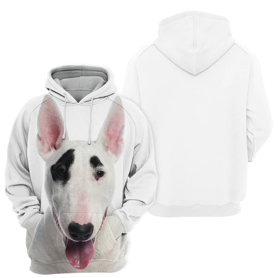 Bull Terrier 3 - Unisex 3D Graphic Hoodie