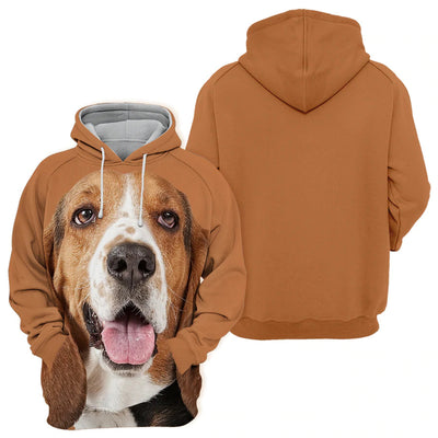 Basset Hound - Unisex 3D Graphic Hoodie