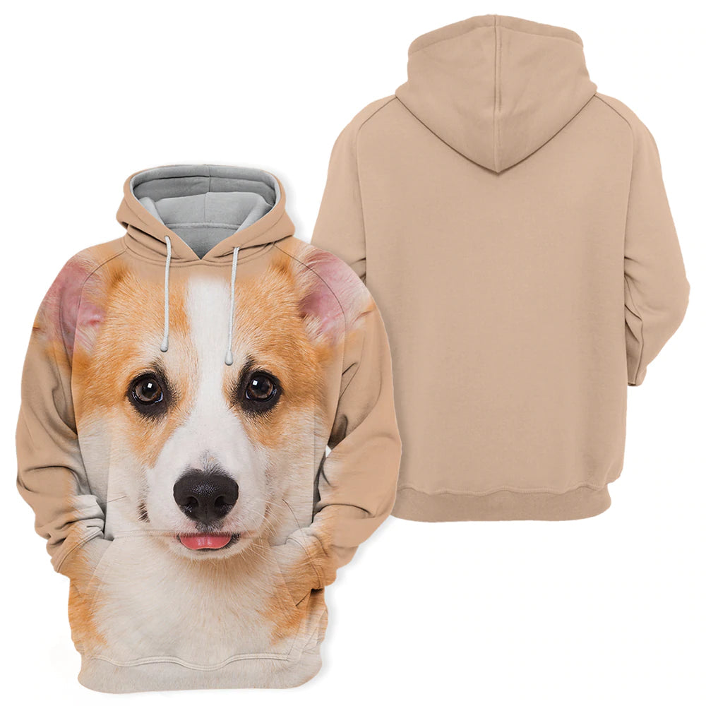 Welsh Corgi - Unisex 3D Graphic Hoodie