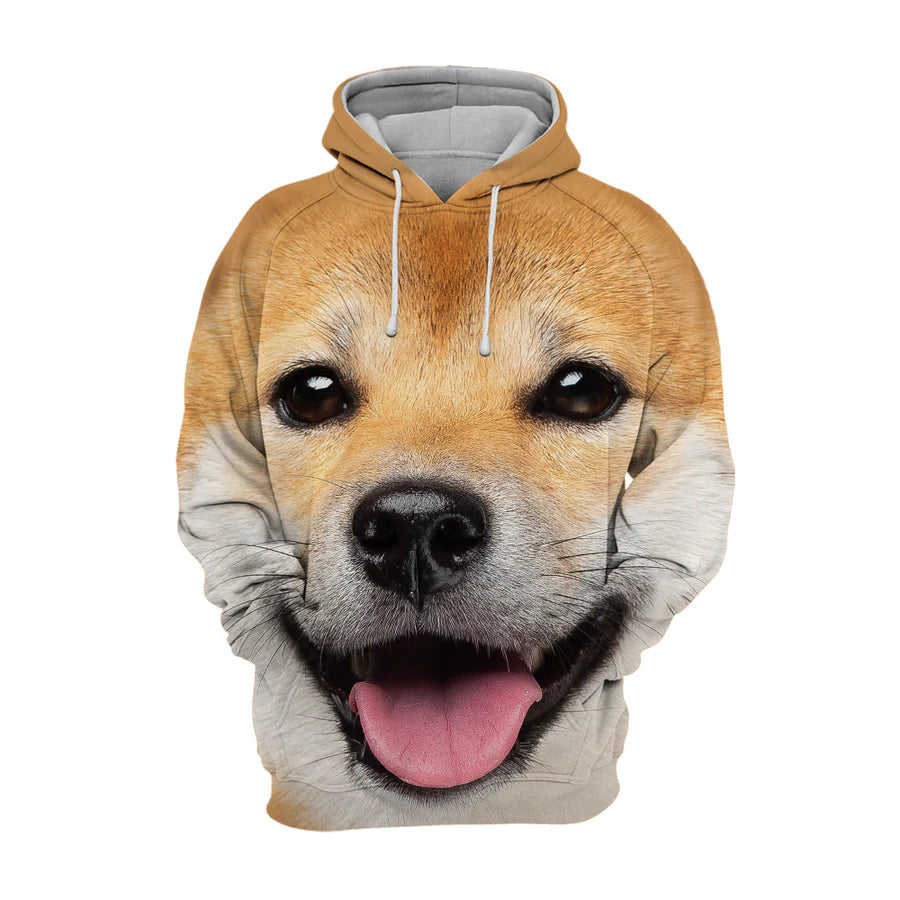 Shiba Inu 2 - Unisex 3D Graphic Hoodie