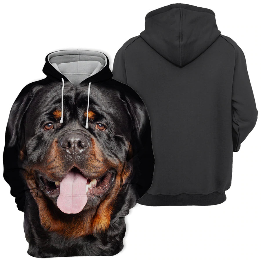 Rottweiler 3 - Unisex 3D Graphic Hoodie