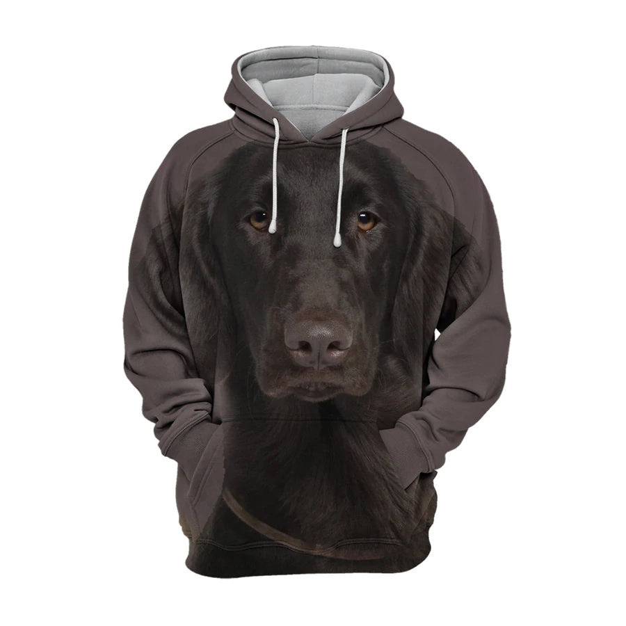 Flat Coated Retriever - Unisex 3D Graphic Hoodie