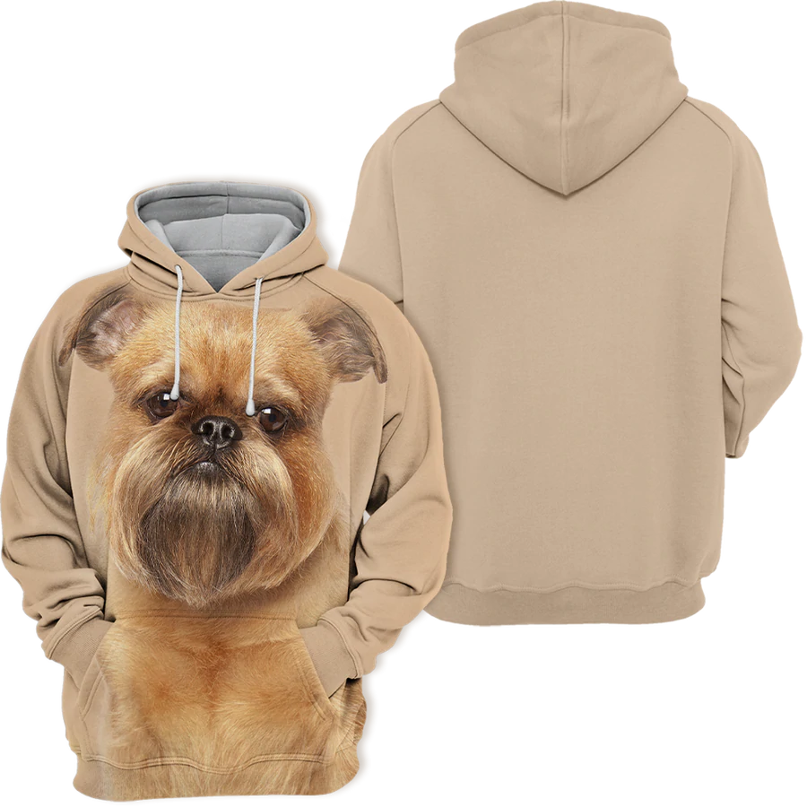 Griffon Bruxellois - Unisex 3D Graphic Hoodie