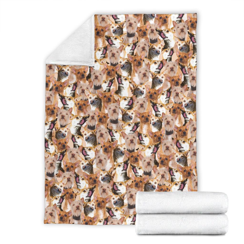 Portuguese Podengo Full Face Blanket