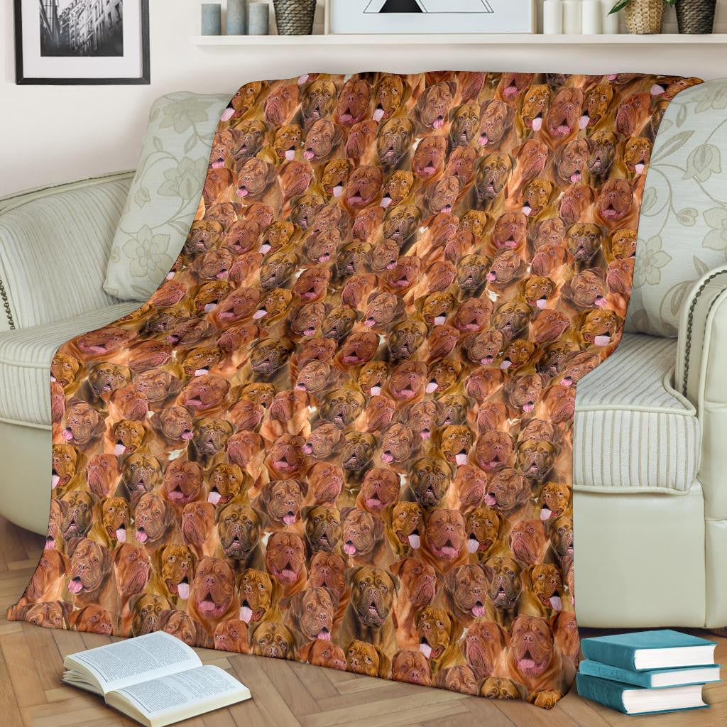 Dogue De Bordeaux Full Face Blanket