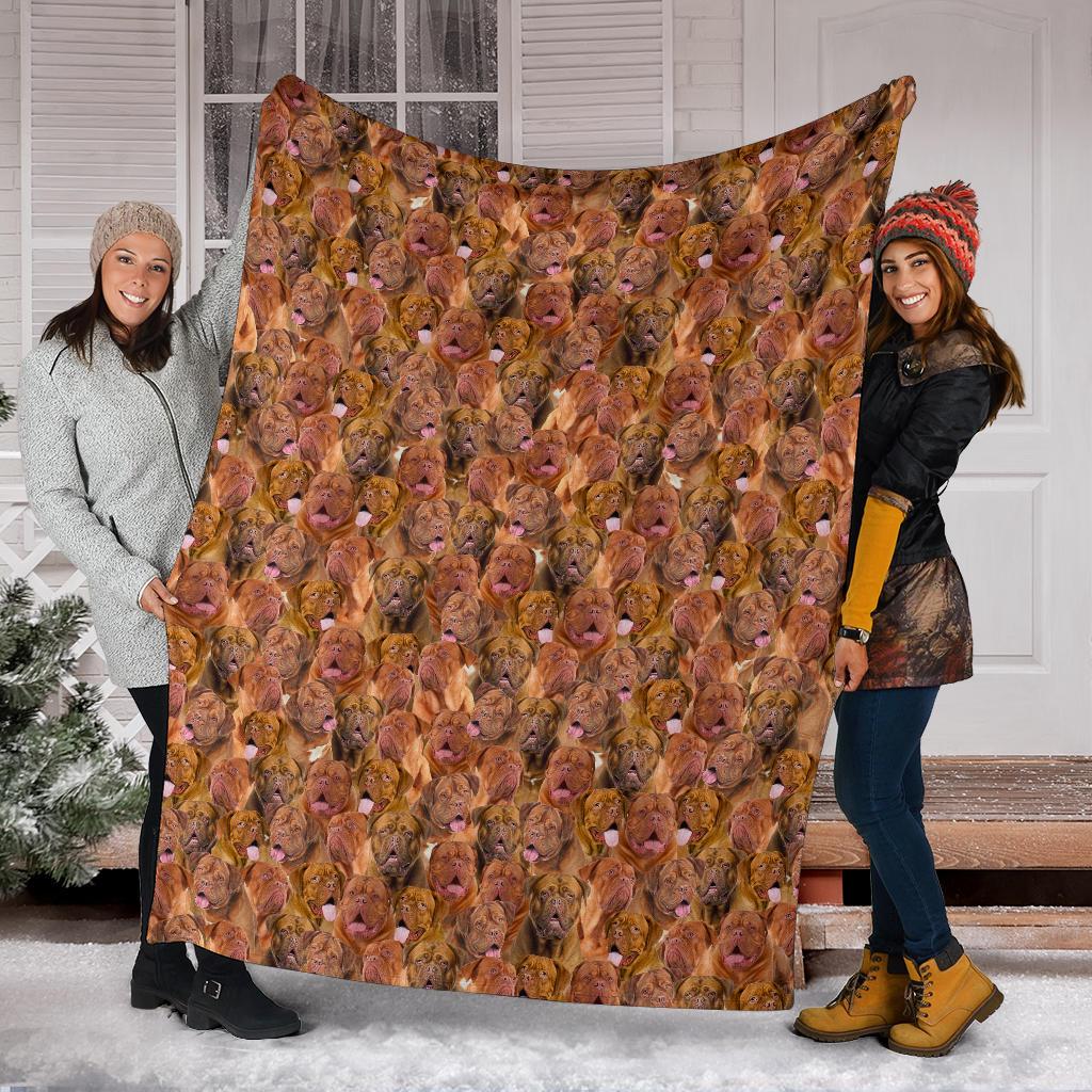 Dogue De Bordeaux Full Face Blanket