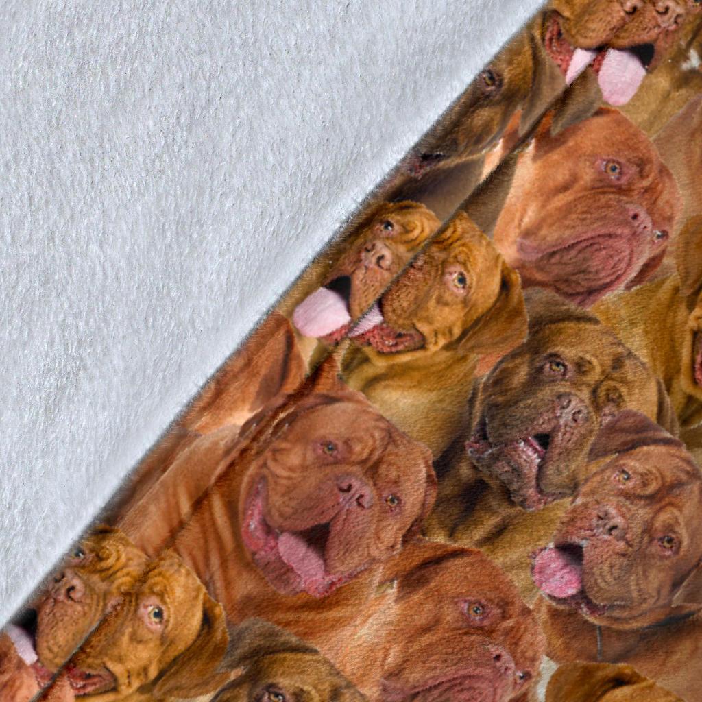 Dogue De Bordeaux Full Face Blanket