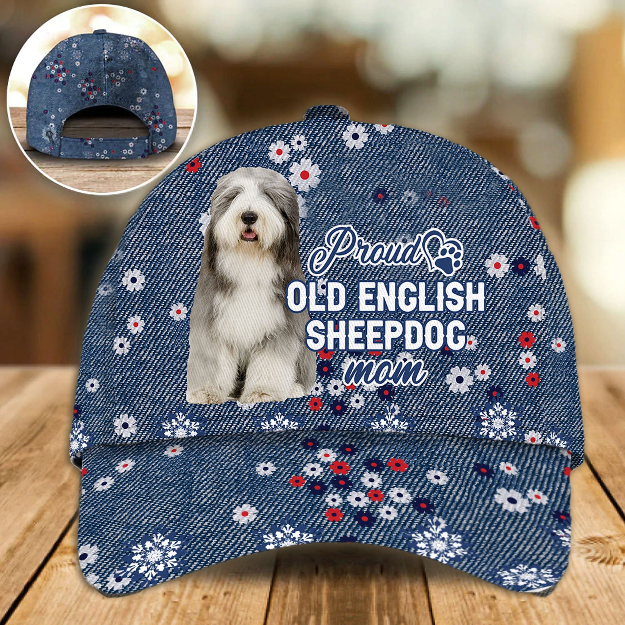 OLD ENGLISH SHEEPDOG - PROUD MOM - CAP - Animals Kind