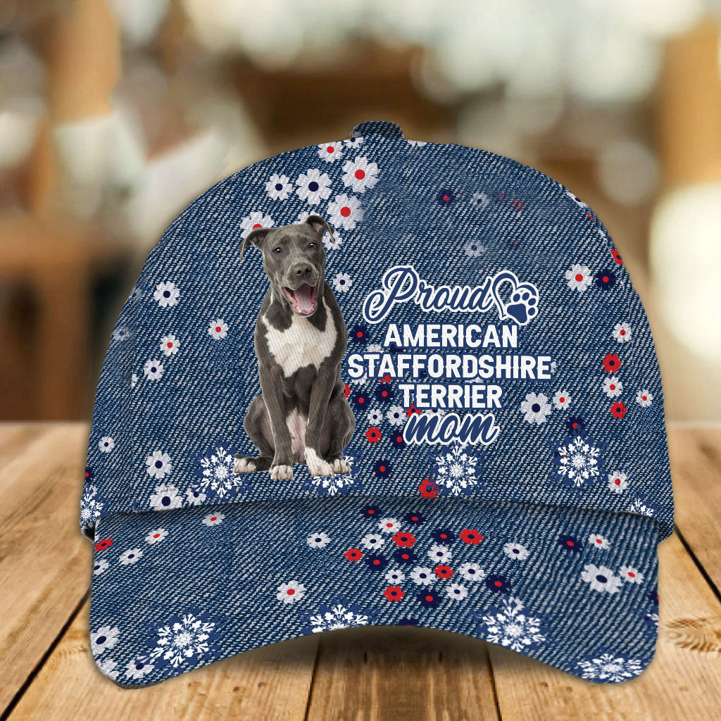 AMERICAN STAFFORDSHIRE TERRIER - PROUD MOM - CAP