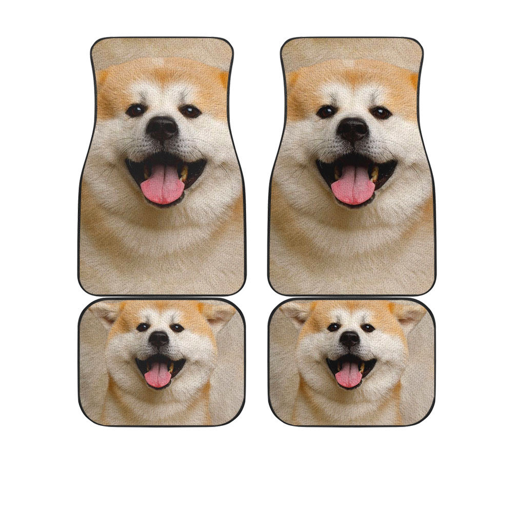 Akita Inu Dog Funny Face Car Floor Mats 119
