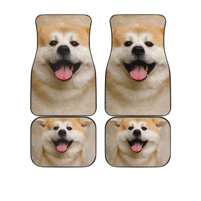 Akita Inu Dog Funny Face Car Floor Mats 119