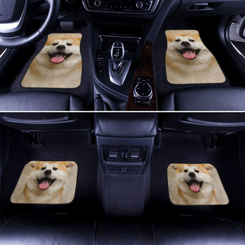 Akita Inu Dog Funny Face Car Floor Mats 119