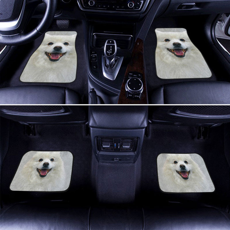 American Eskimo Dog Funny Face Car Floor Mats 119