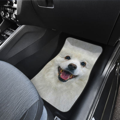 American Eskimo Dog Funny Face Car Floor Mats 119