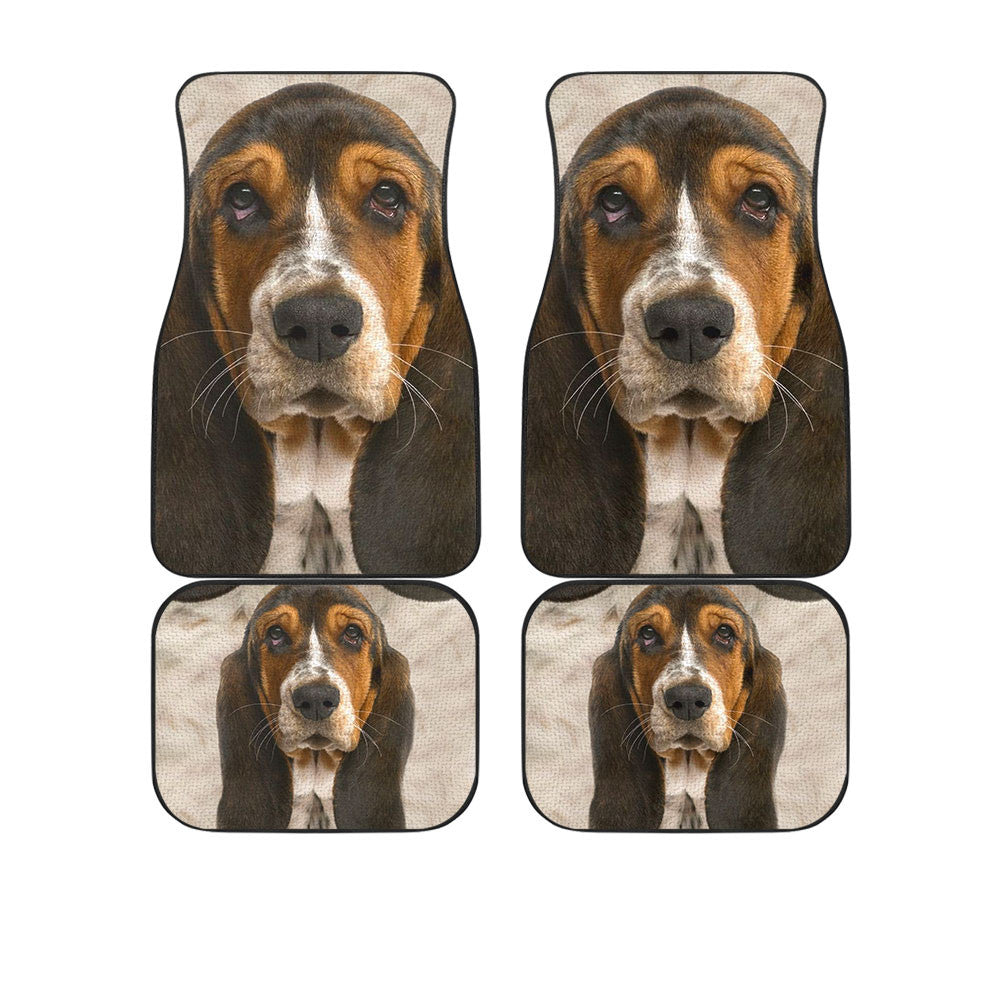Basset Hound Dog Funny Face Car Floor Mats 119
