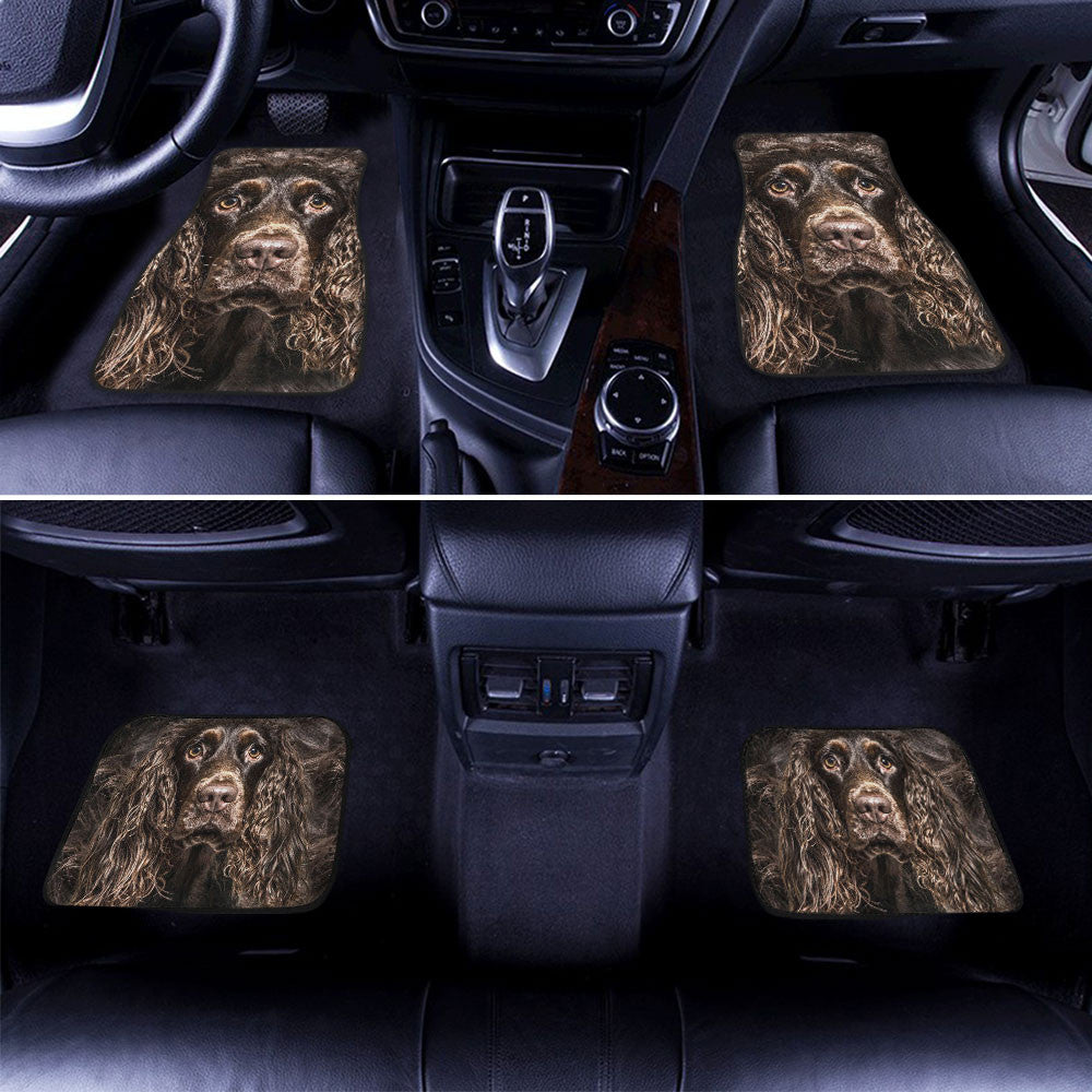 Boykin Spaniel Dog Funny Face Car Floor Mats 119