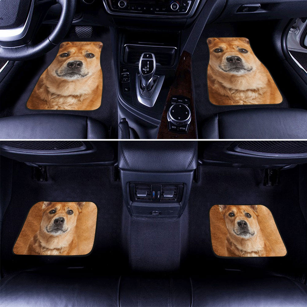 Carolina Dog Funny Face Car Floor Mats 119