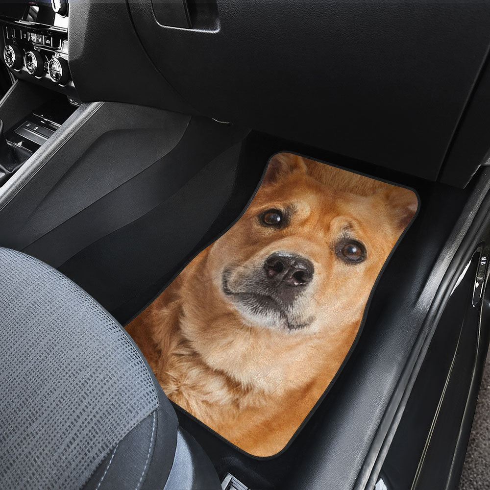 Carolina Dog Funny Face Car Floor Mats 119
