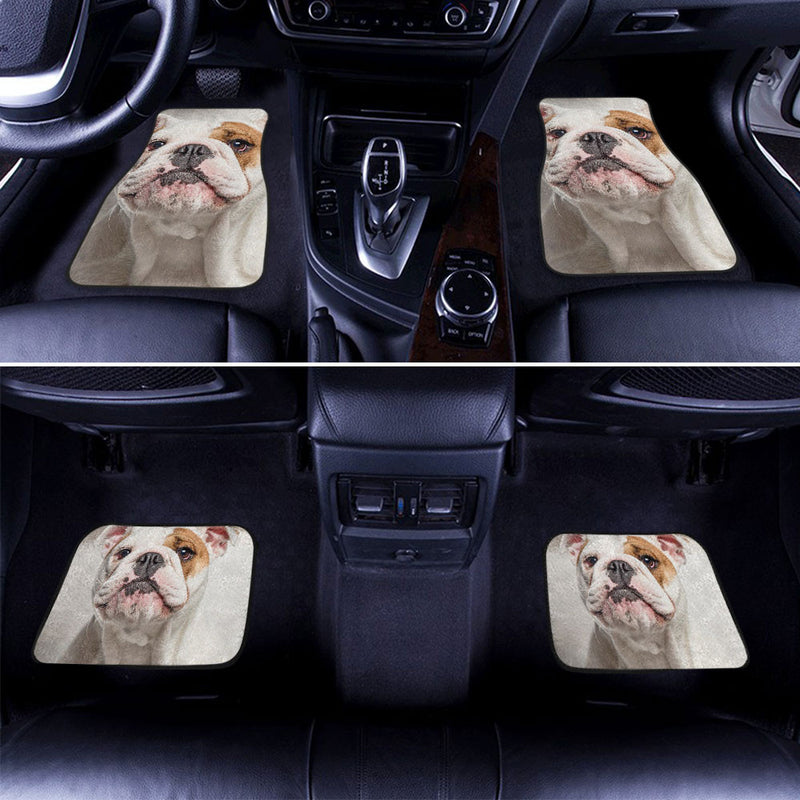 English Bulldog Funny Face Car Floor Mats 119
