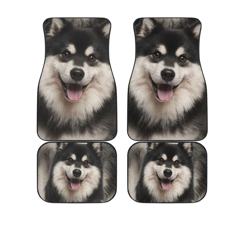 Finnish Lapphund Funny Face Car Floor Mats 119