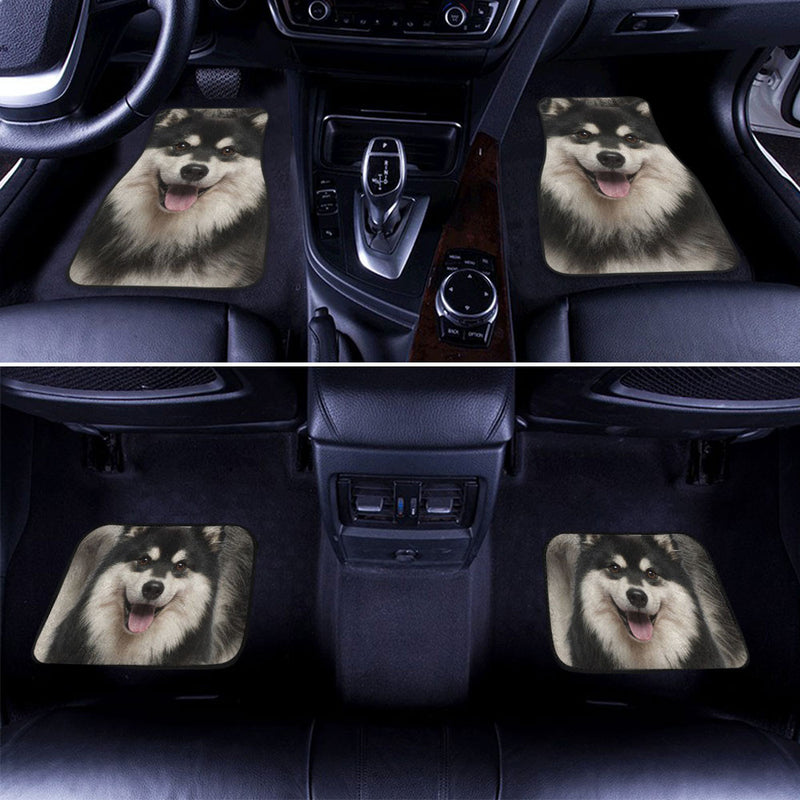 Finnish Lapphund Funny Face Car Floor Mats 119