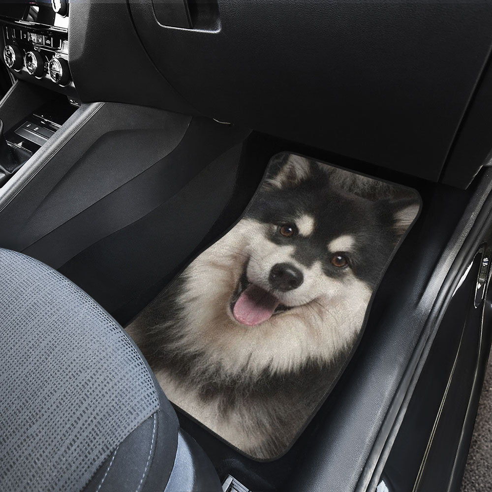 Finnish Lapphund Funny Face Car Floor Mats 119