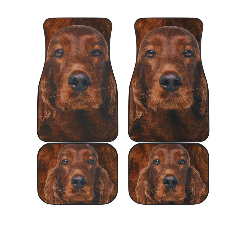 Irish Setter Funny Face Car Floor Mats 119