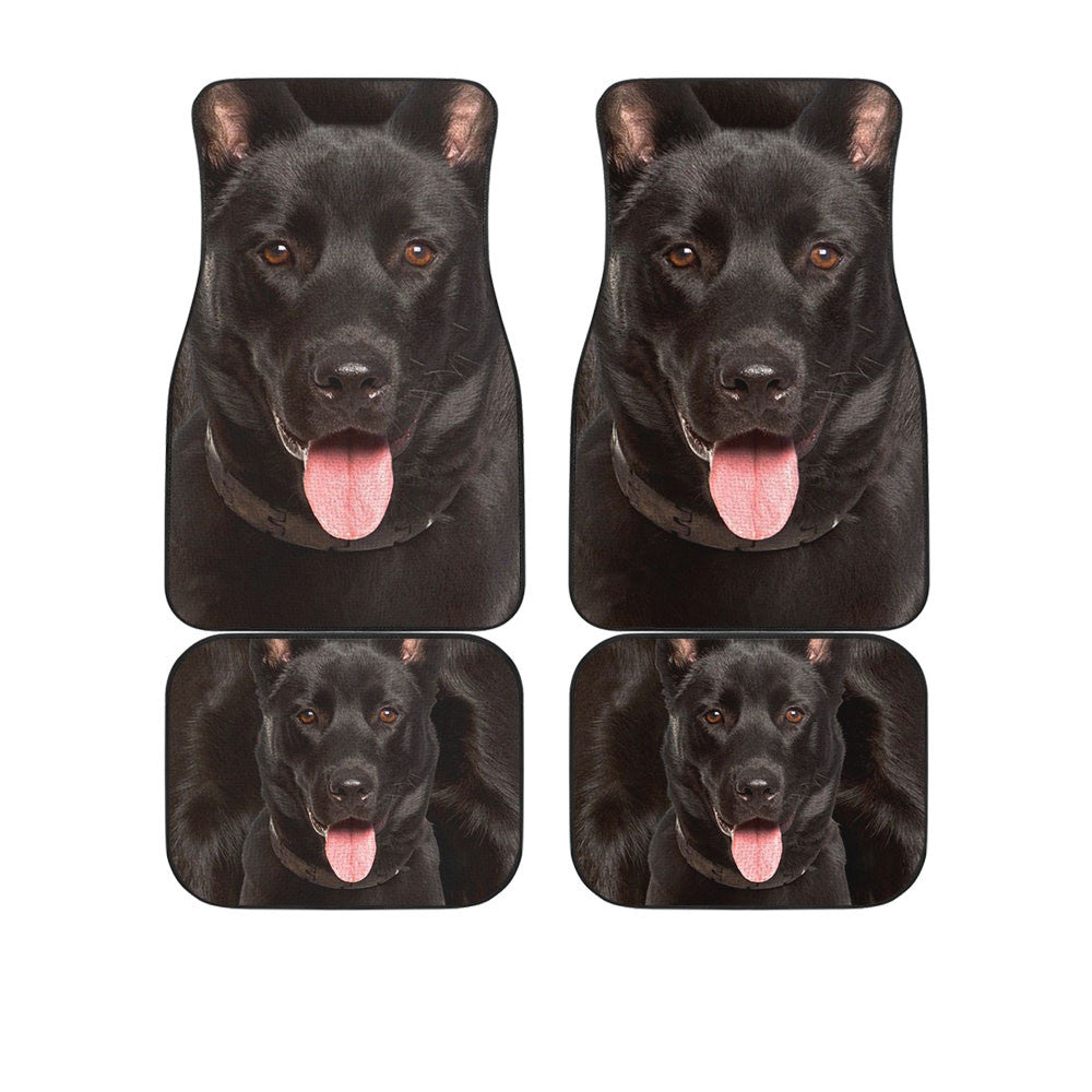 Karelian Bear Dog Funny Face Car Floor Mats 119