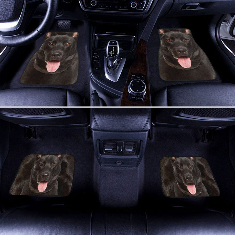 Karelian Bear Dog Funny Face Car Floor Mats 119