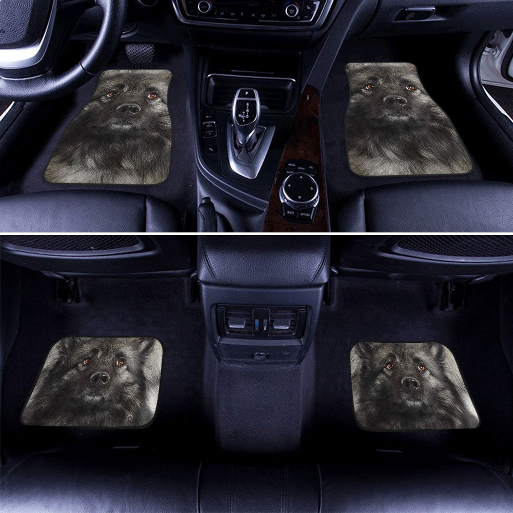 Keeshond Funny Face Car Floor Mats 119