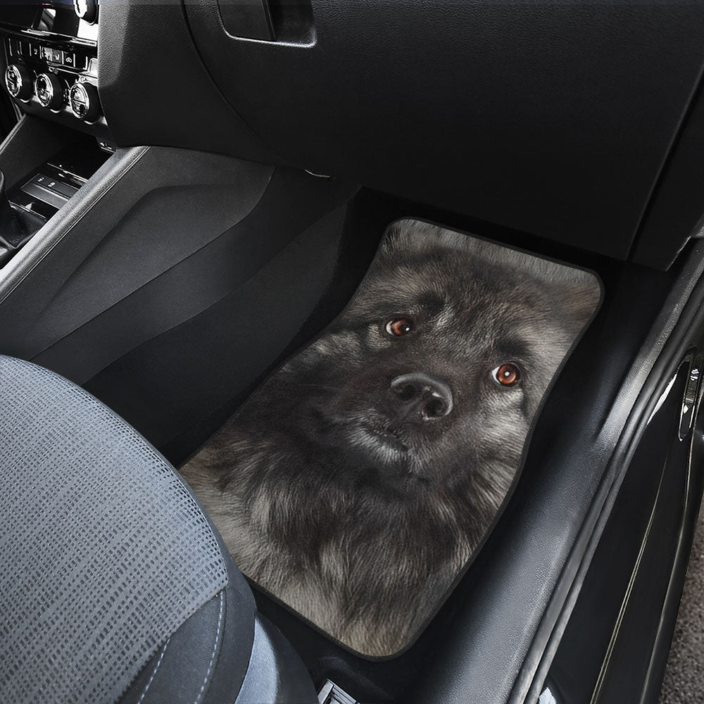 Keeshond Funny Face Car Floor Mats 119