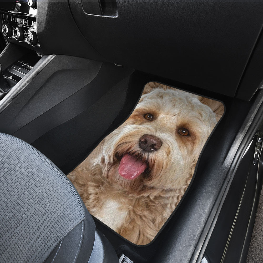 Labradoodle Funny Face Car Floor Mats 119