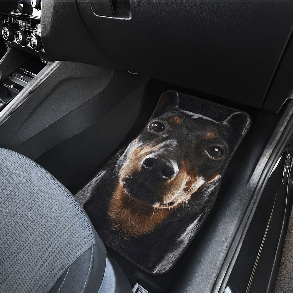 Manchester Terrier Funny Face Car Floor Mats 119